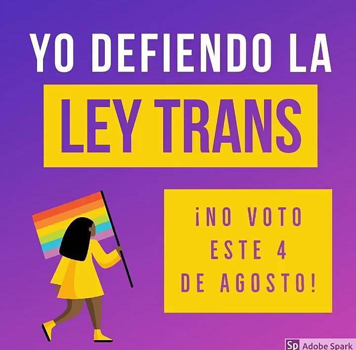 0 Ley trans no voto